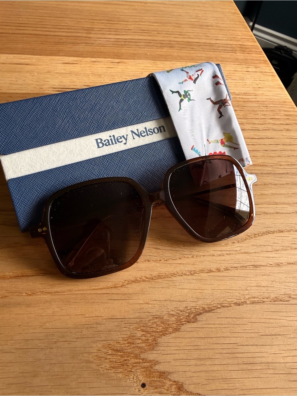 Bailey Nelson Ingrid Women's Square Sunglasses in Brown